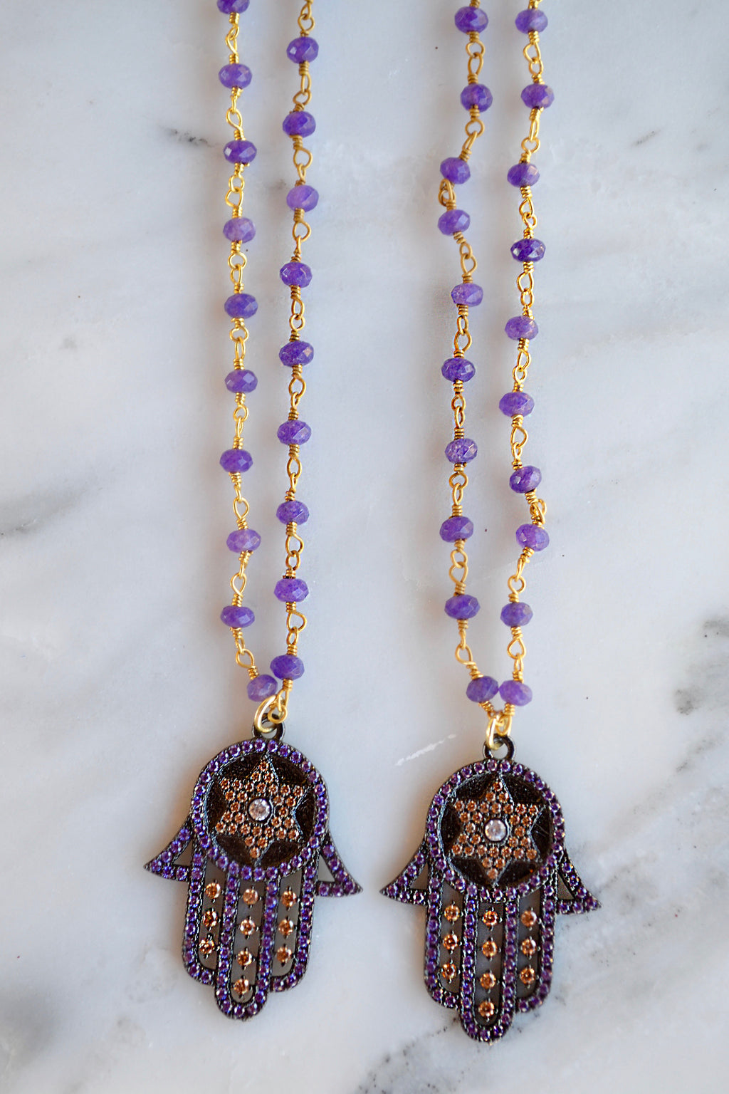 Amethyst Hamsa 3