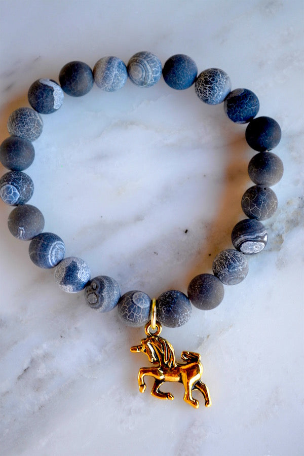 Crackle on sale black agate