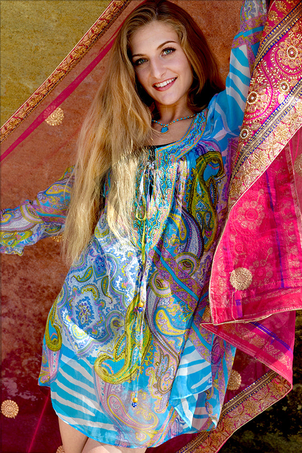 Blue Zebra Tunic 2