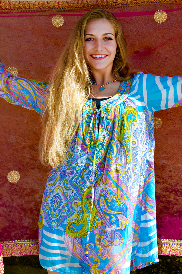 Blue Zebra Tunic