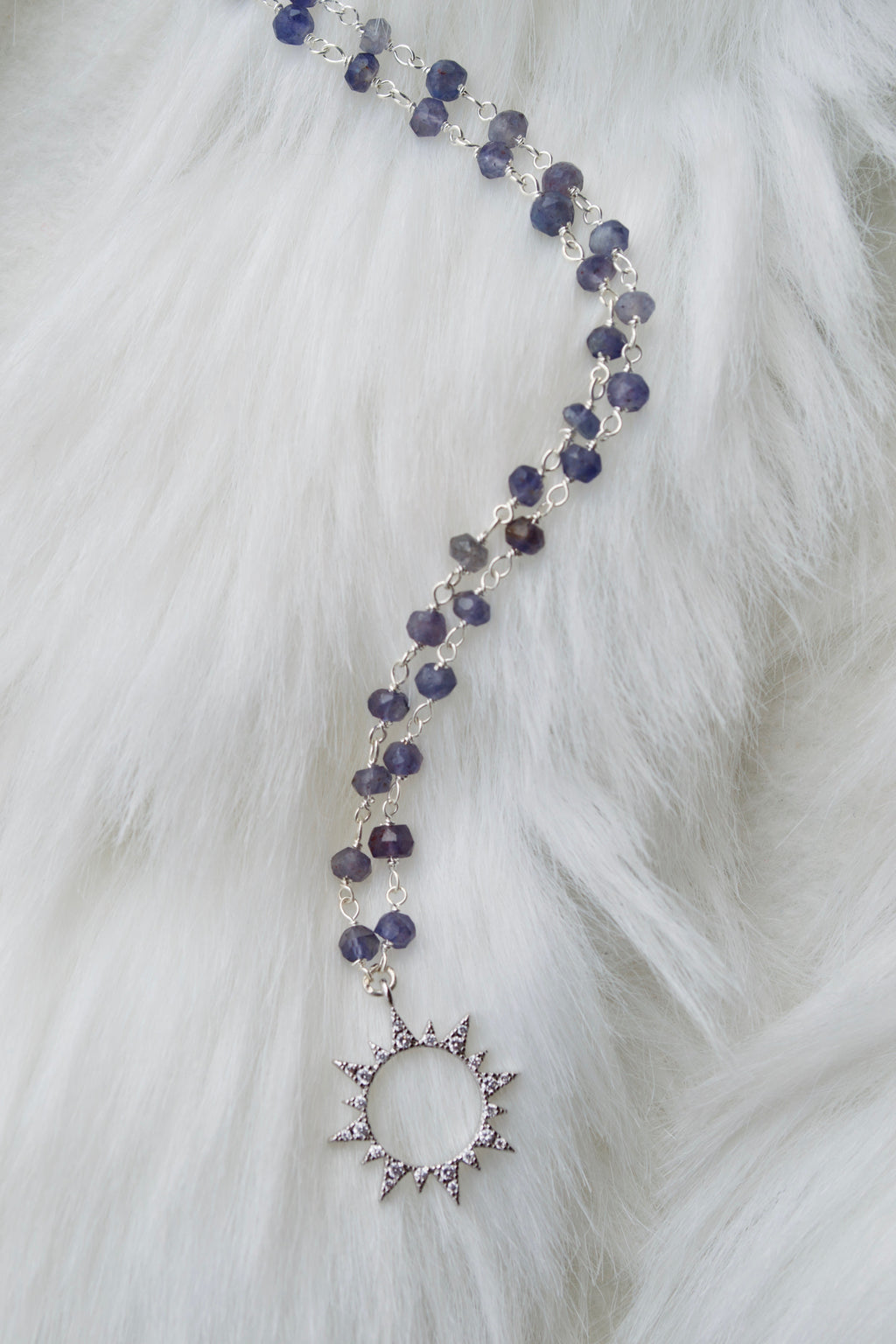 Iolite Silver Sun