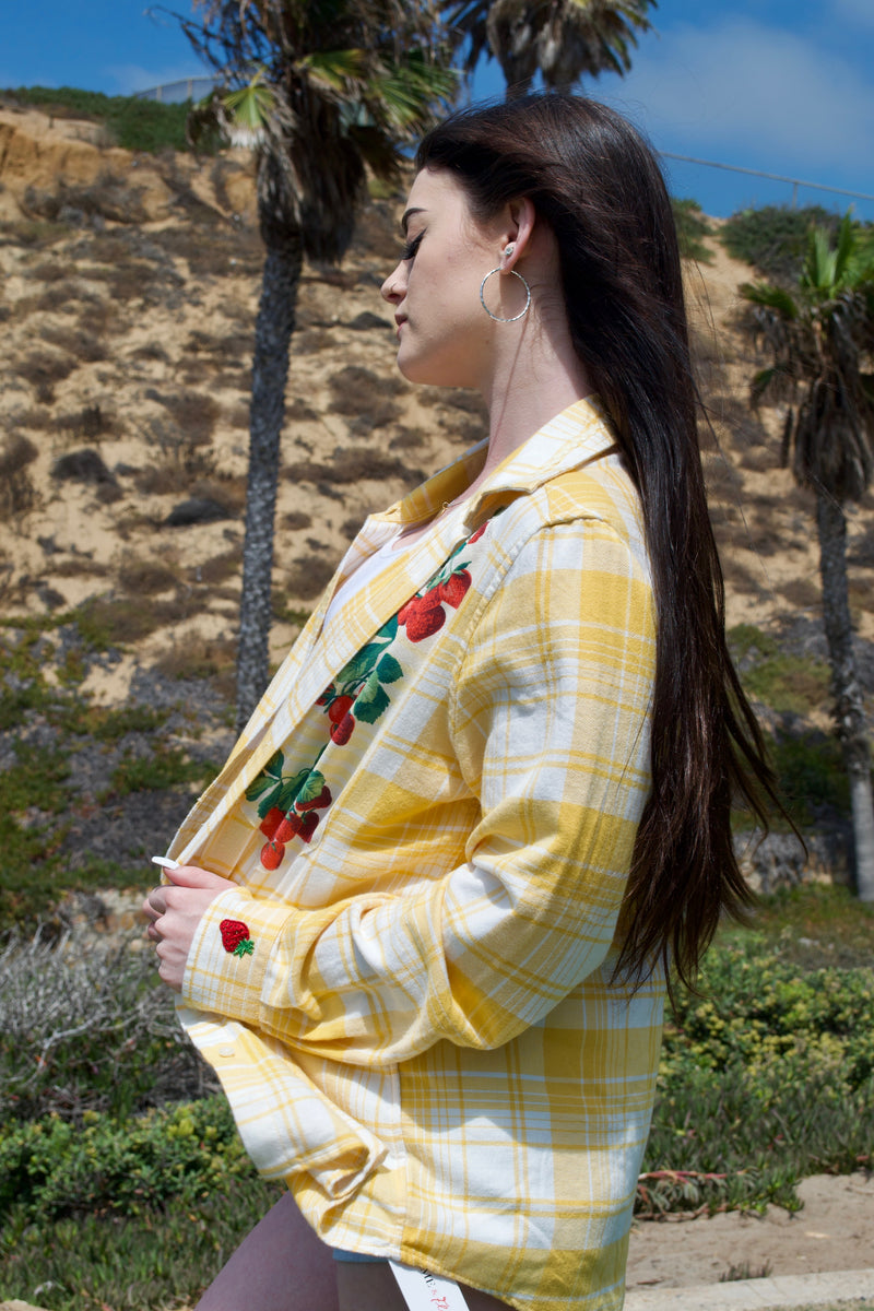 LBD Yellow Strawberry Shirt