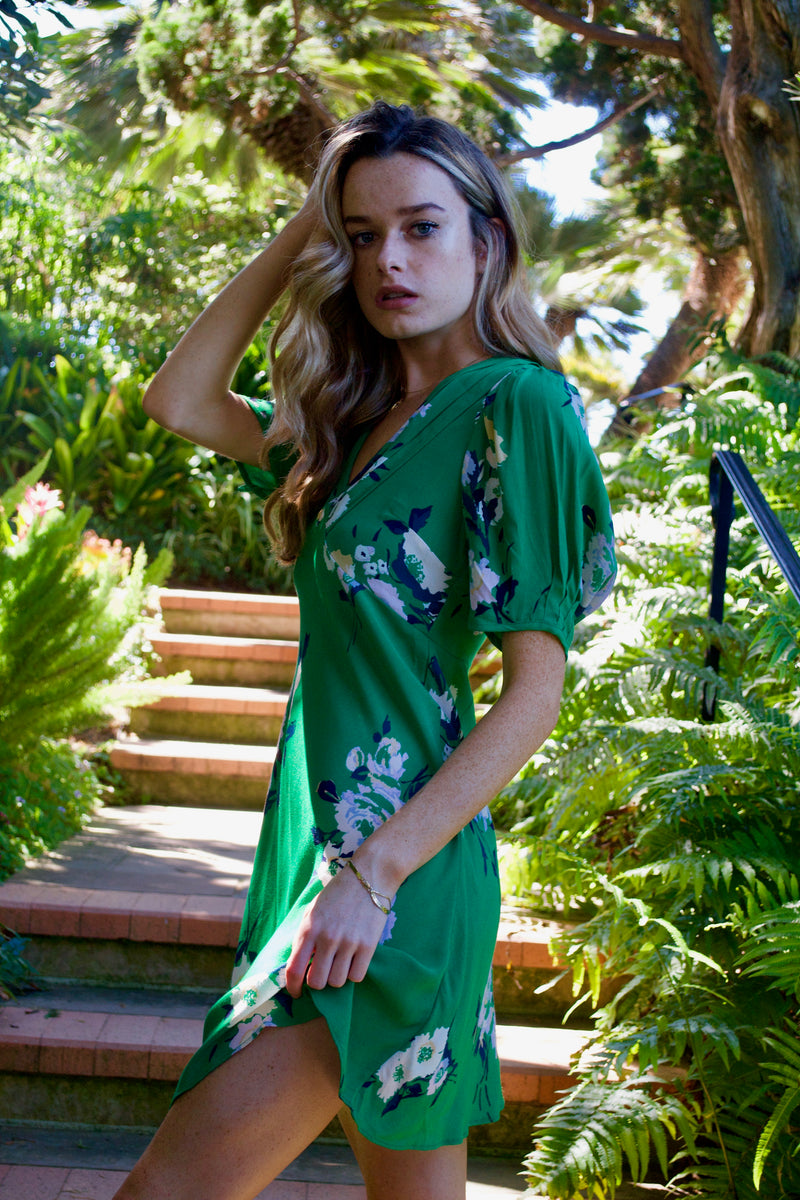 FP Green Combo Dress