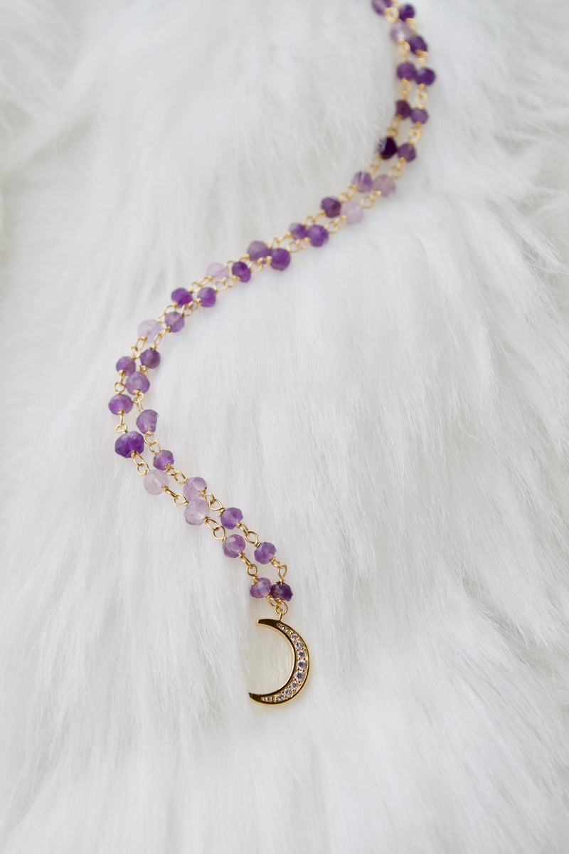 Amethyst Vermeil Moon