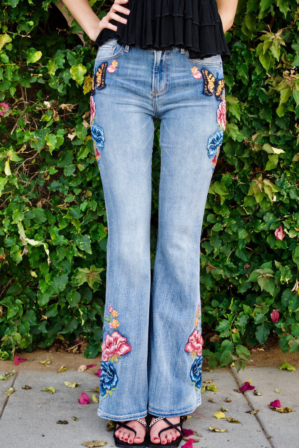 Driftwood Farrah Butterfly Jeans