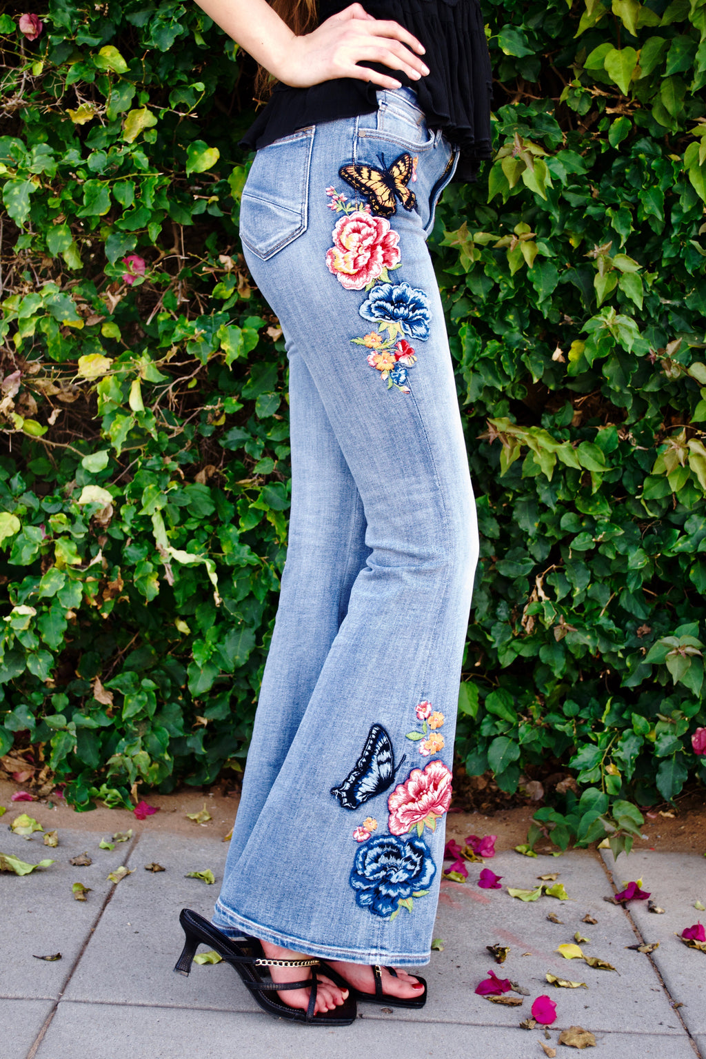 Driftwood Farrah Butterfly Jeans