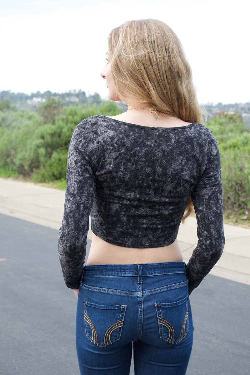 HP Granite Crop Top