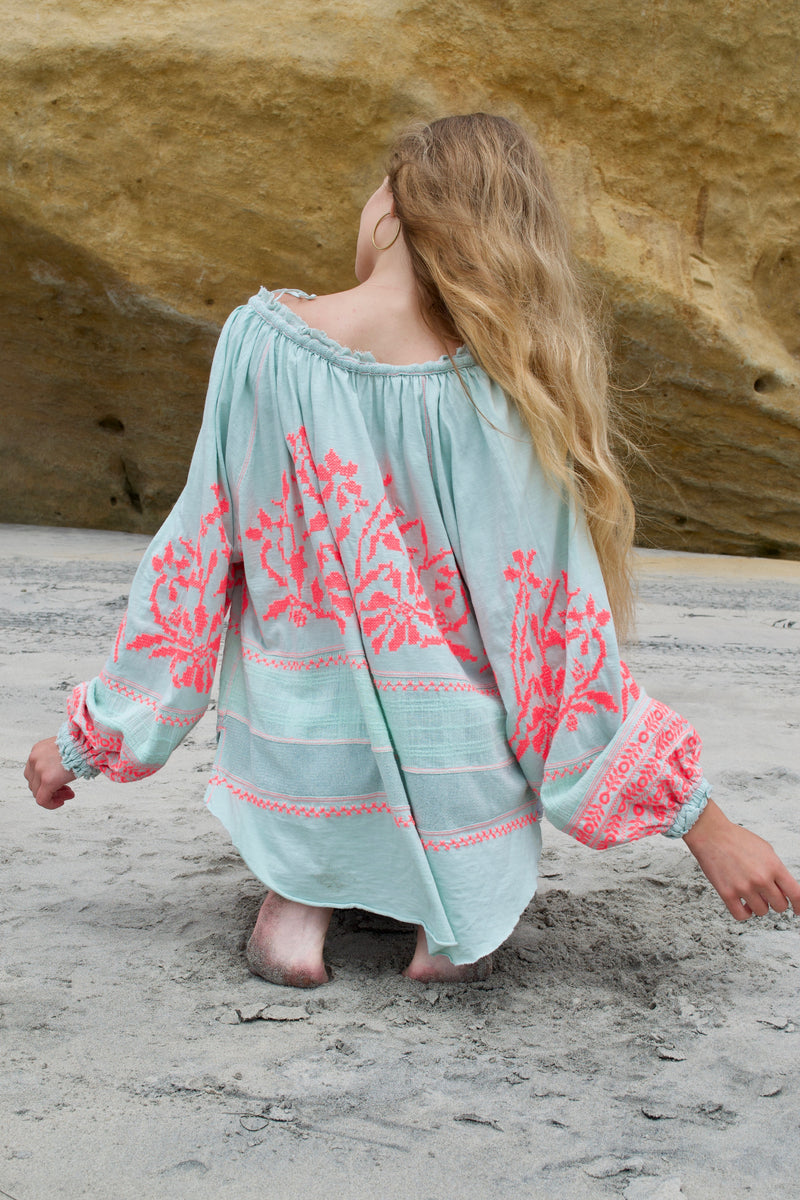 FP Mint Combo Blouse