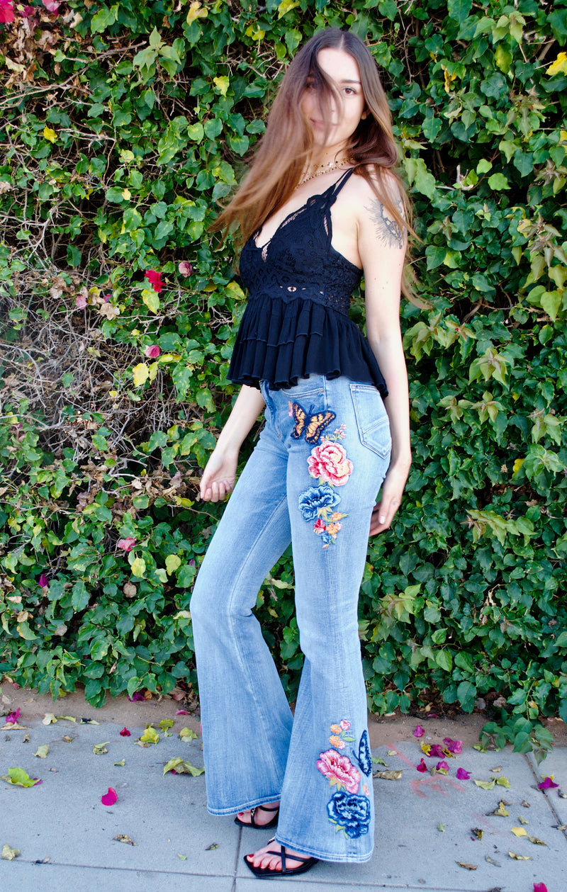 Driftwood Farrah Butterfly Jeans