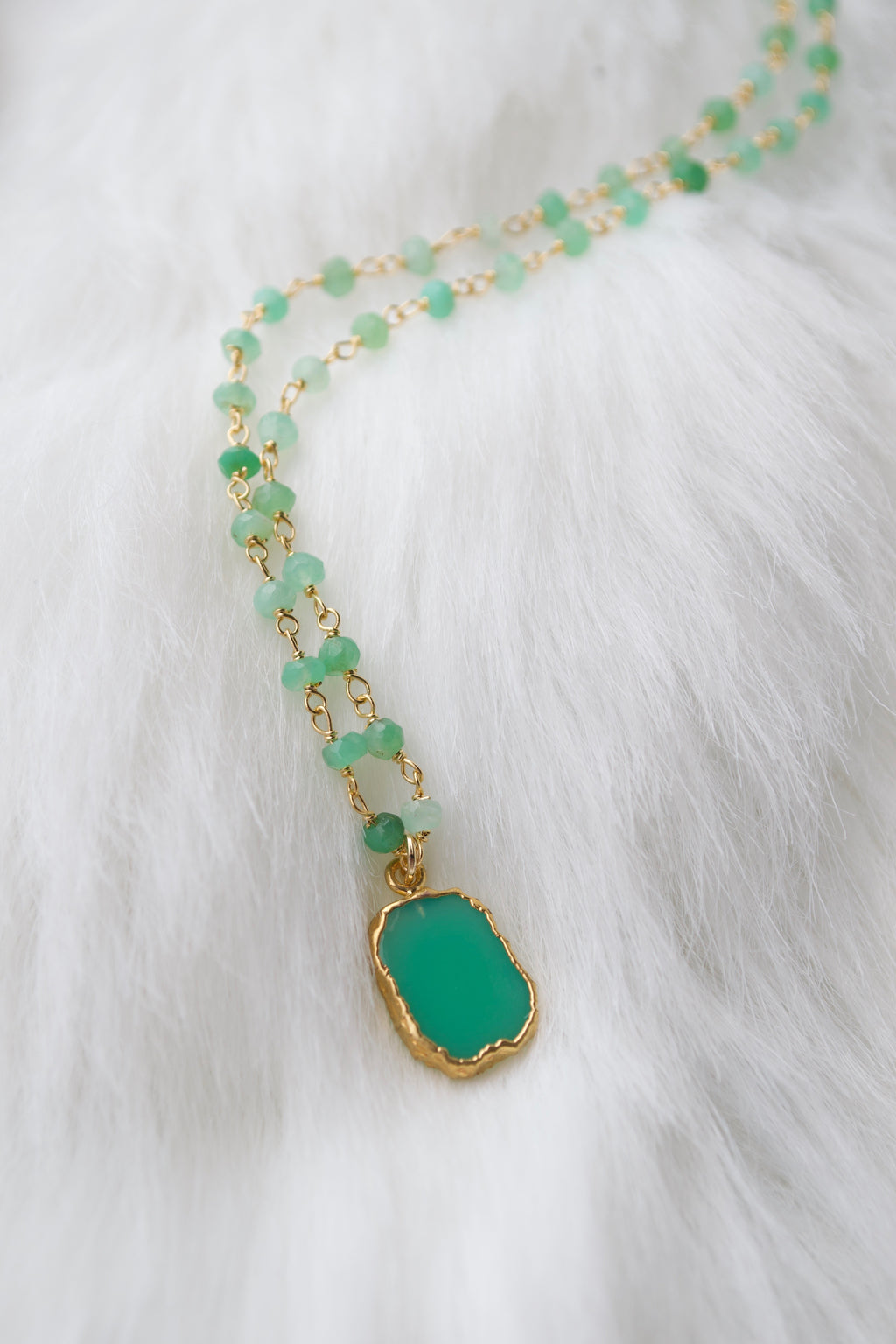 Chrysoprase Necklace