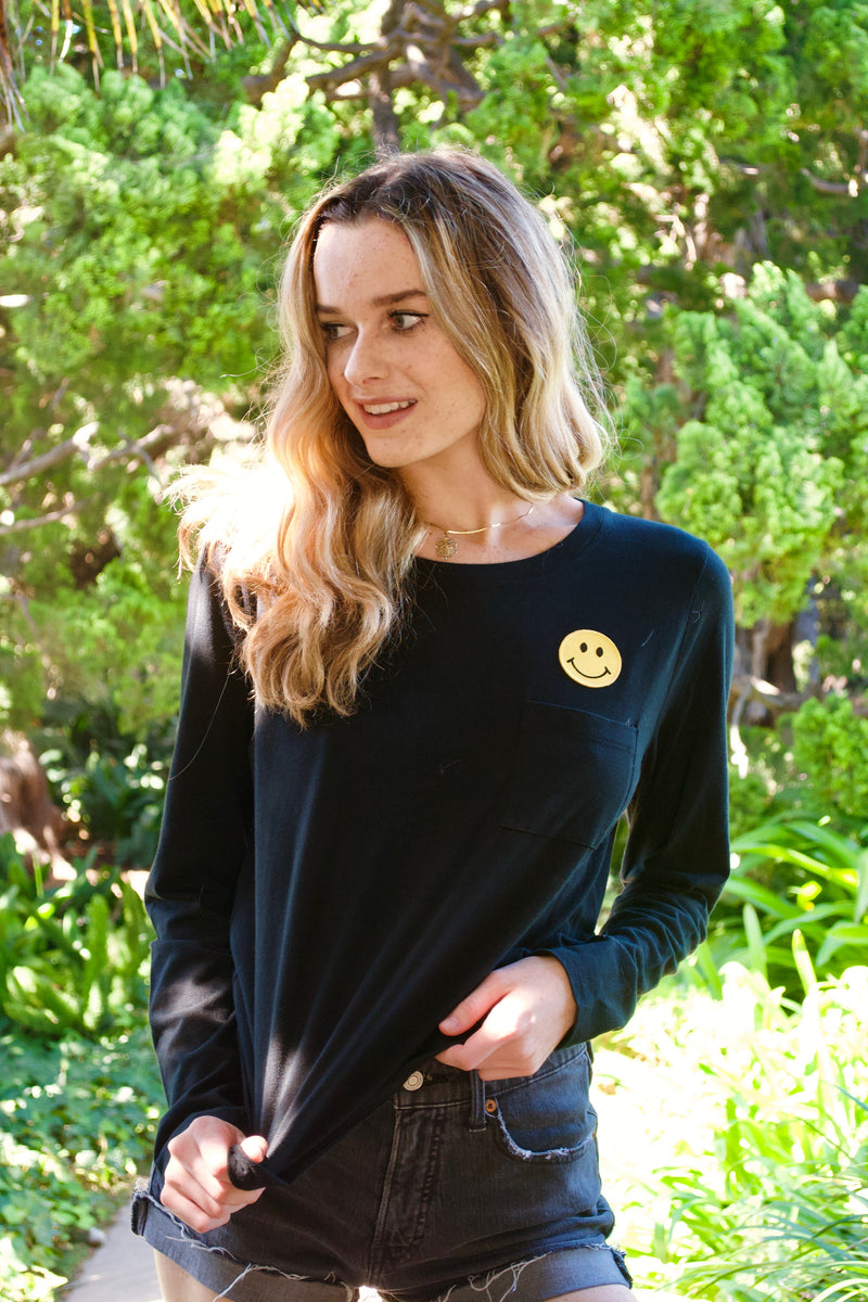 LBD Black Smily Face Shirt