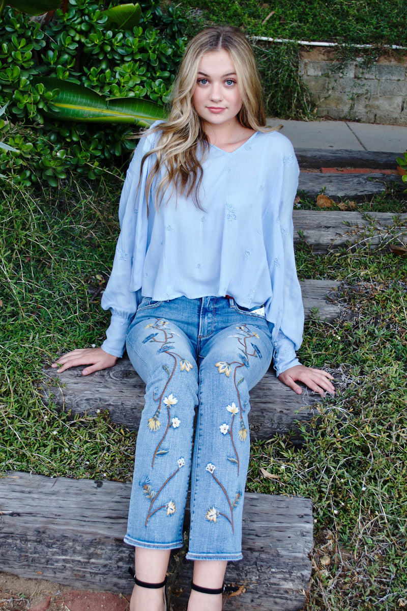 Driftwood Blue Vine Jeans