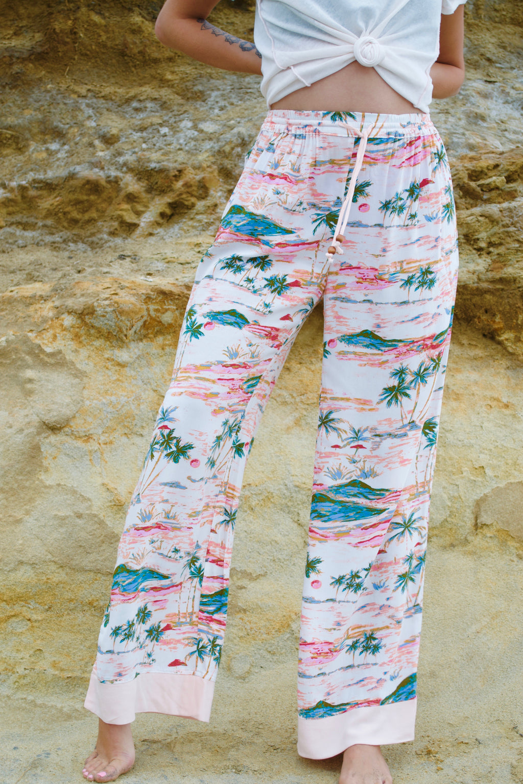 FP Ivory Combo Beach Pant