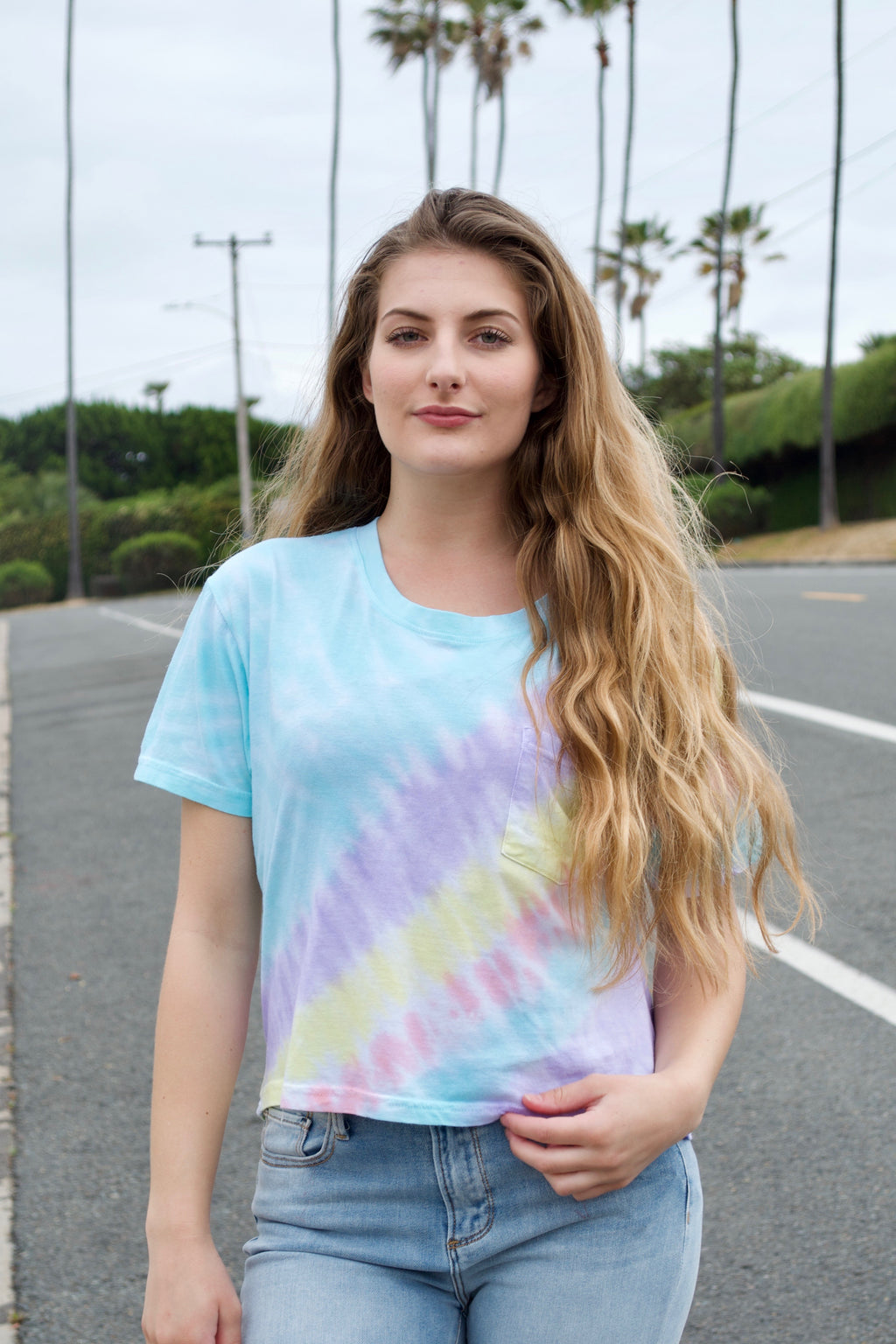 OD confetti tie dye tee