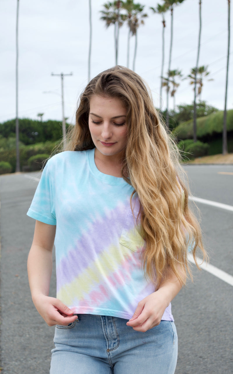 OD confetti tie dye tee