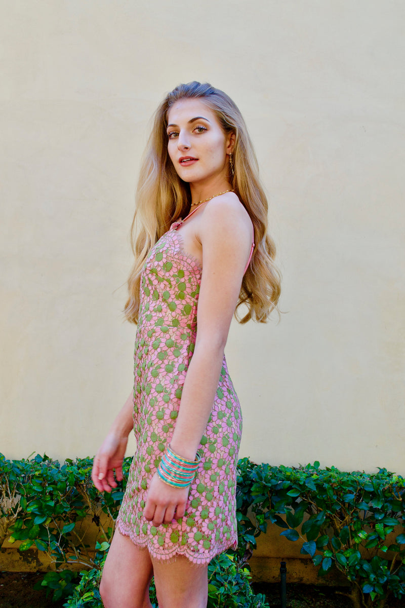 Aakaa Geneva Dress – Flame and Flamingo