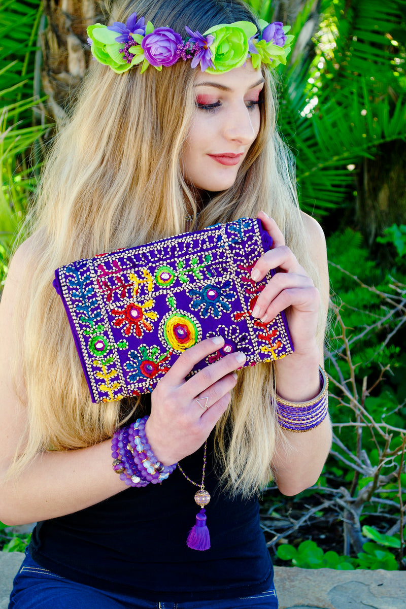 Purple Elephant Bag