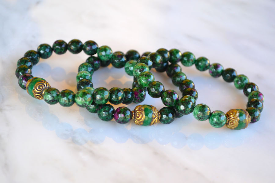 Green Speckle Agate 2