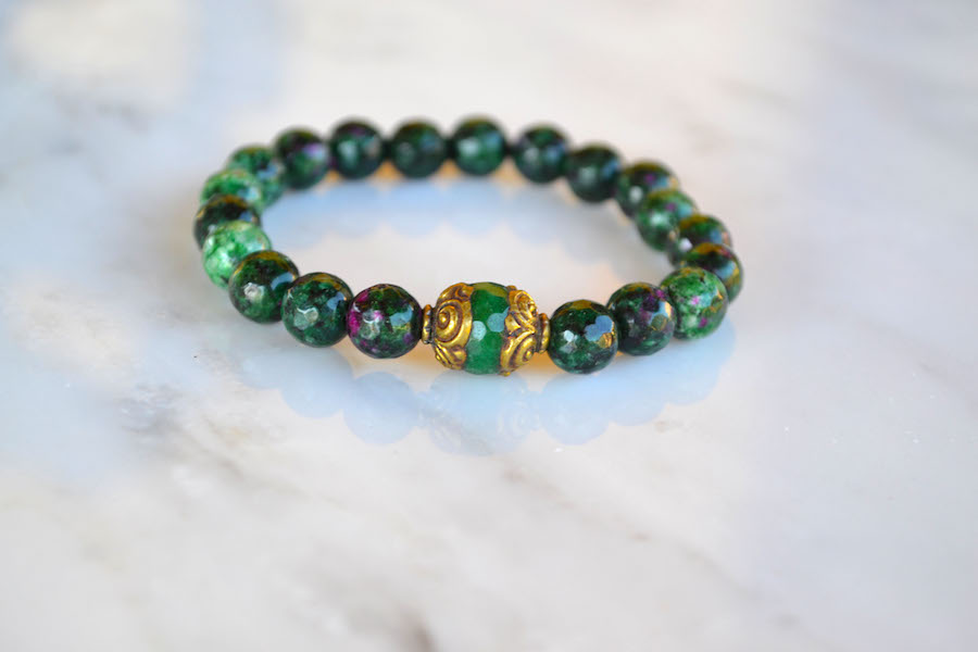 Green Speckle Agate