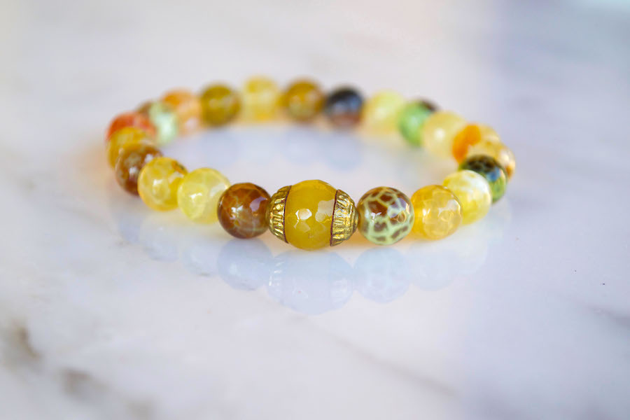 Minty Yellow Agate