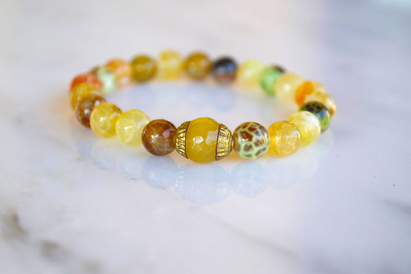 Minty Yellow Agate