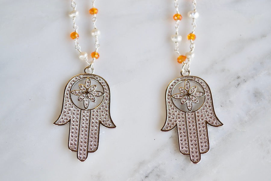 Orange Hamsa 2