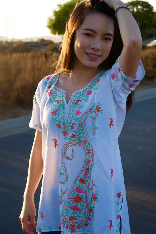 Orange Poly Tunic