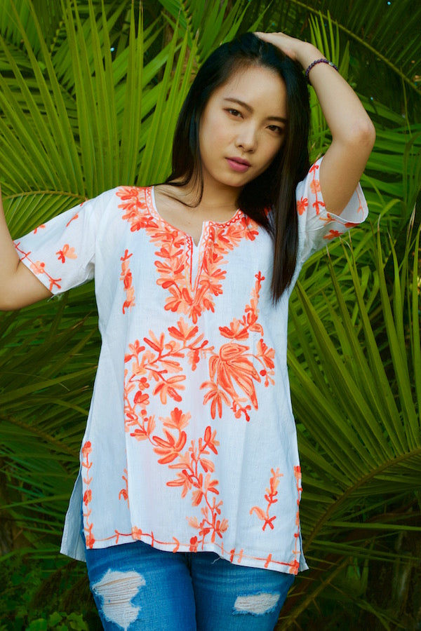 Orange Tiger Tunic 3