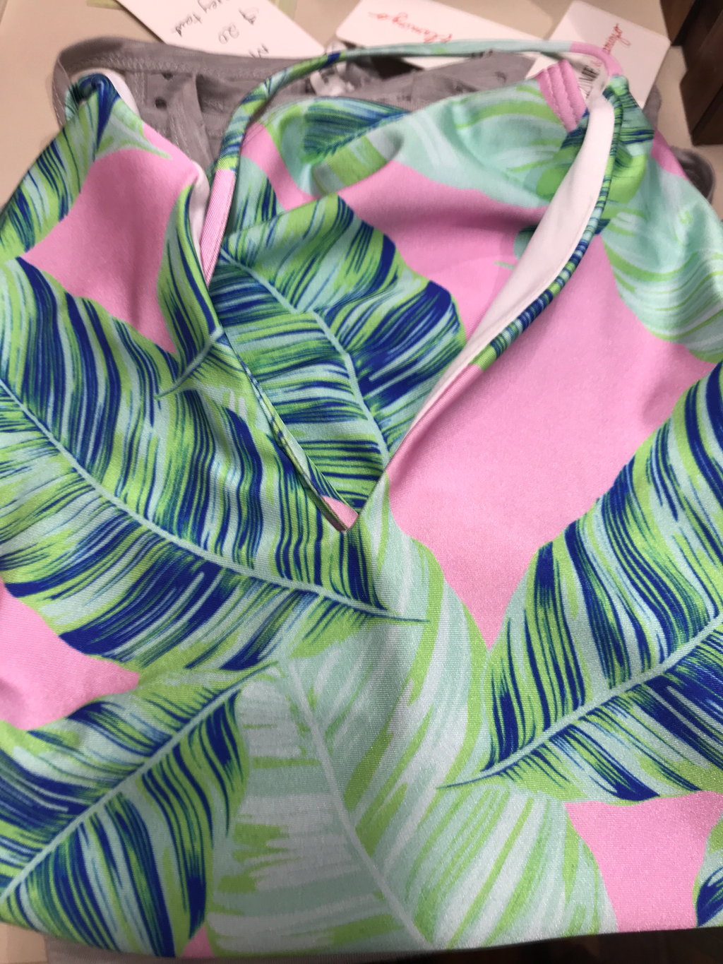 BL pink swimsuit
