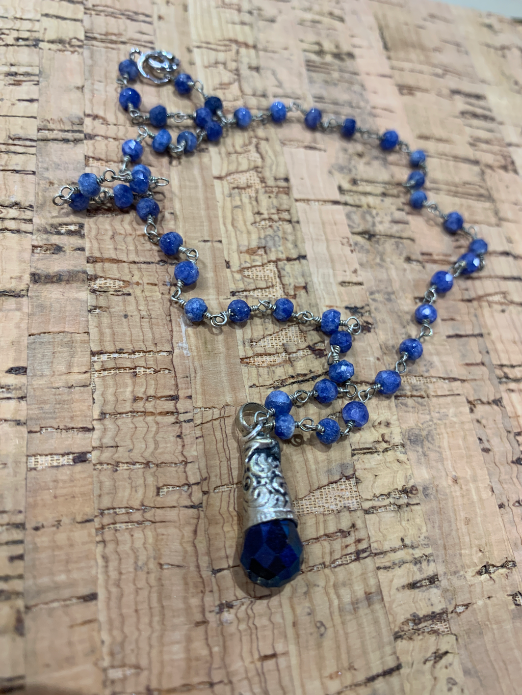 Dark blue drop