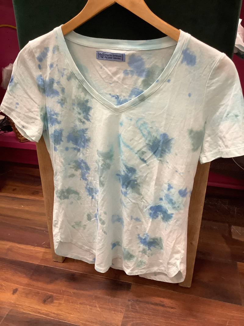 LBD Blue & White Tie-dye T-Shirt