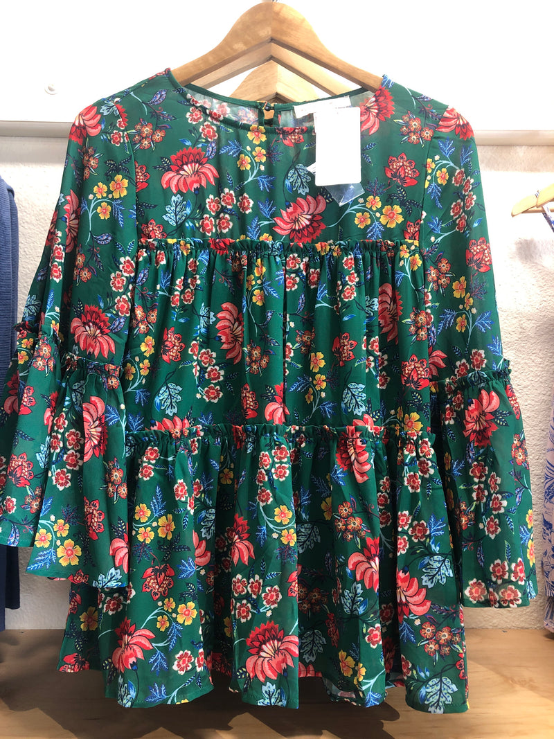 FT Green Flower Top