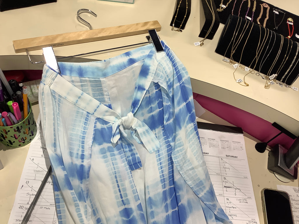 Blue Tie Dye Pant
