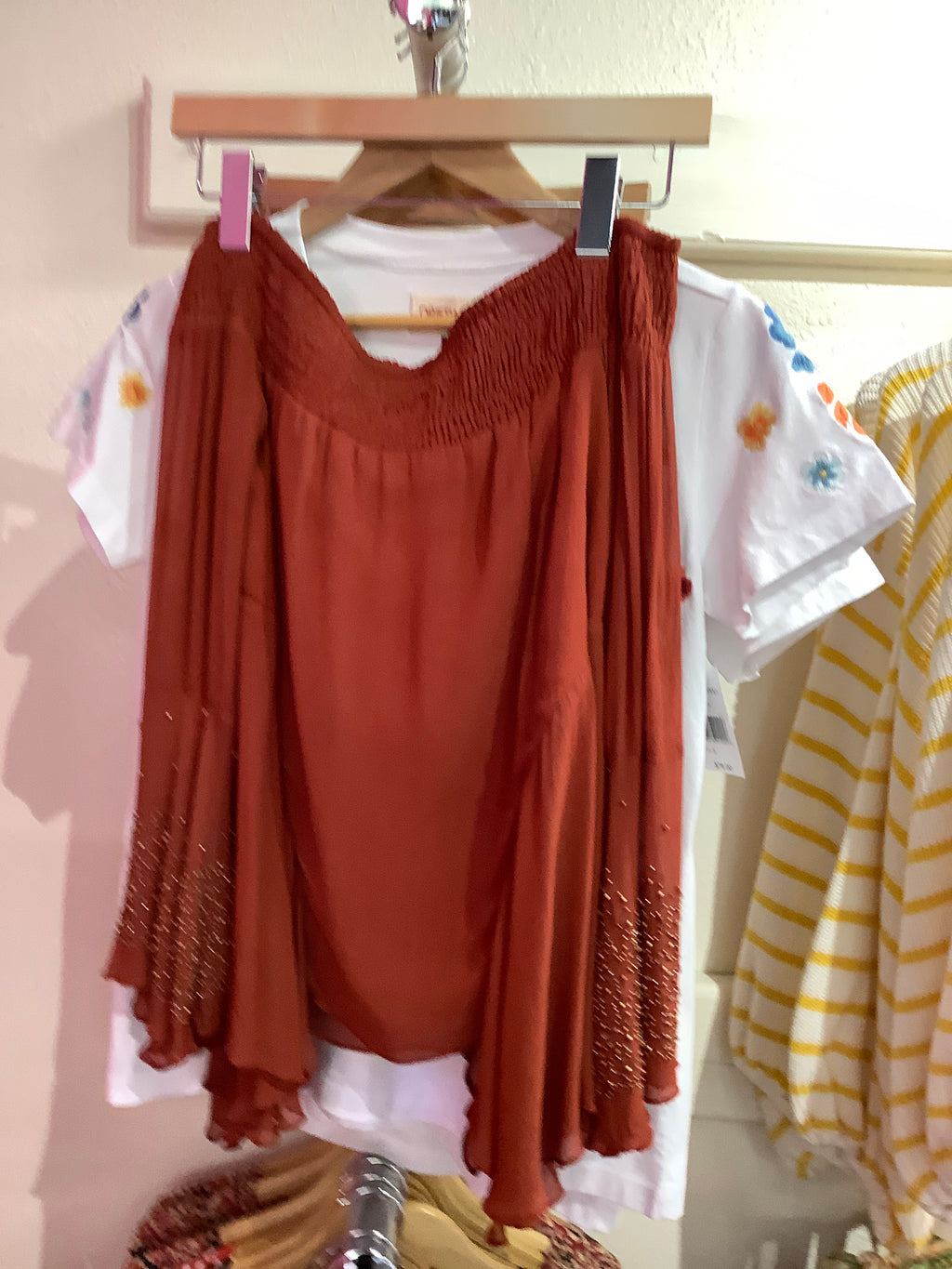 CO Rust Off shoulder Top