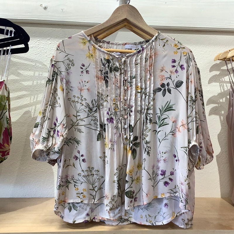 Oliv blush flower top