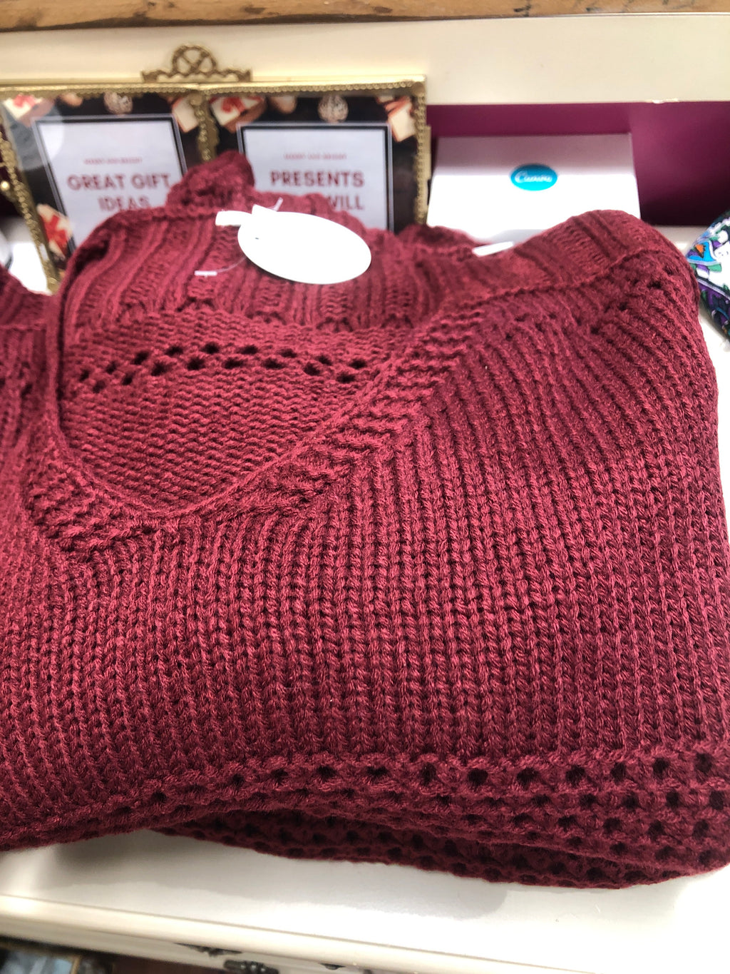 EC Burgundy Sweater