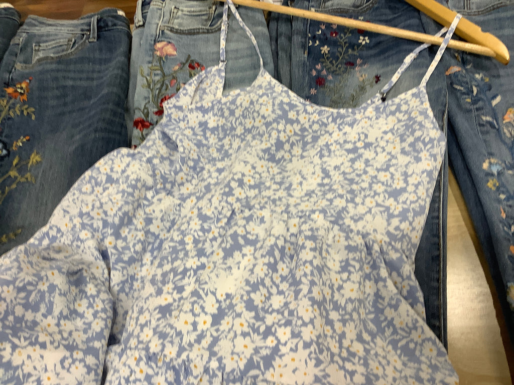 EC blue jay dress