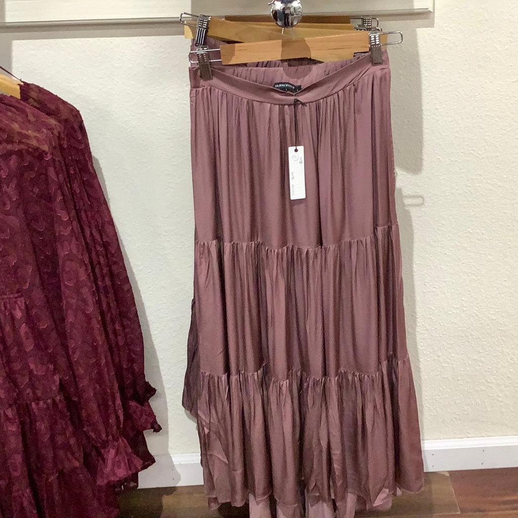Oliv Mauve Skirt