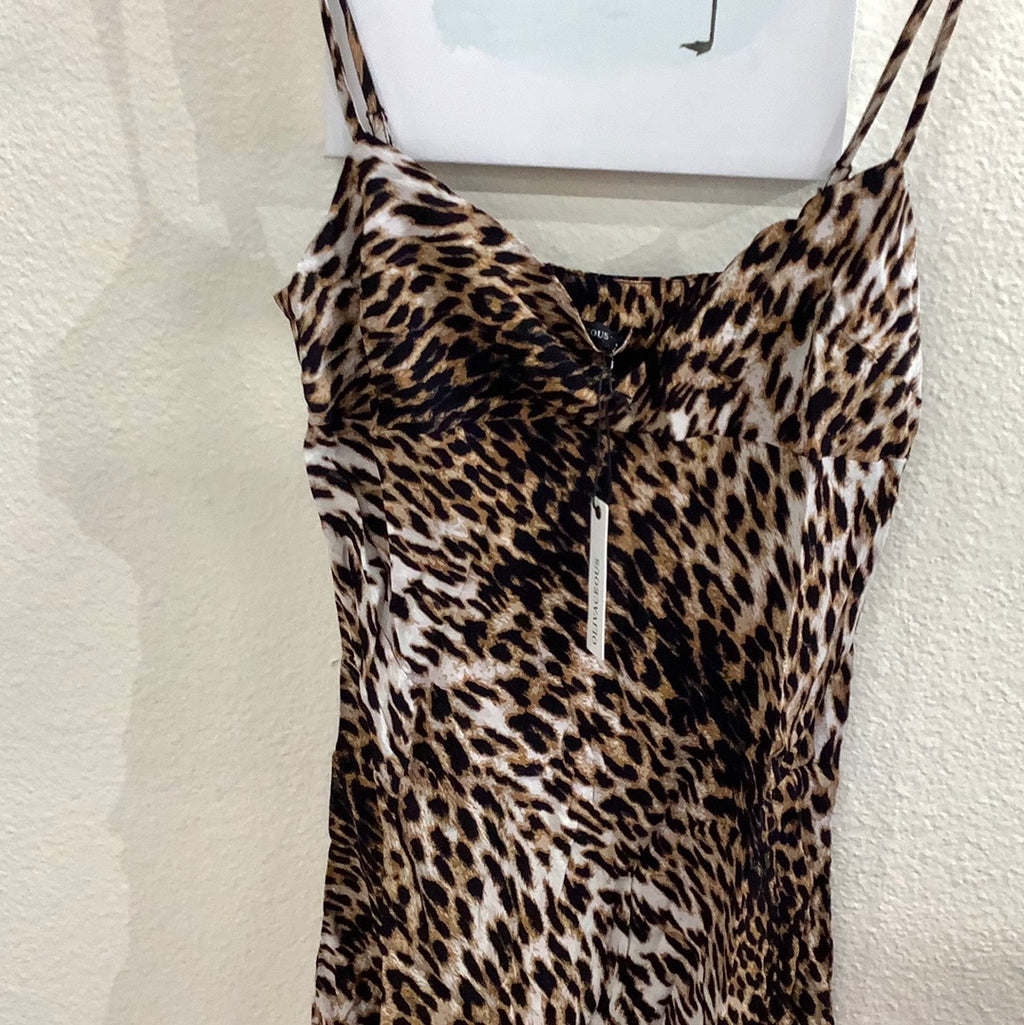 Oliv cheetah sundress