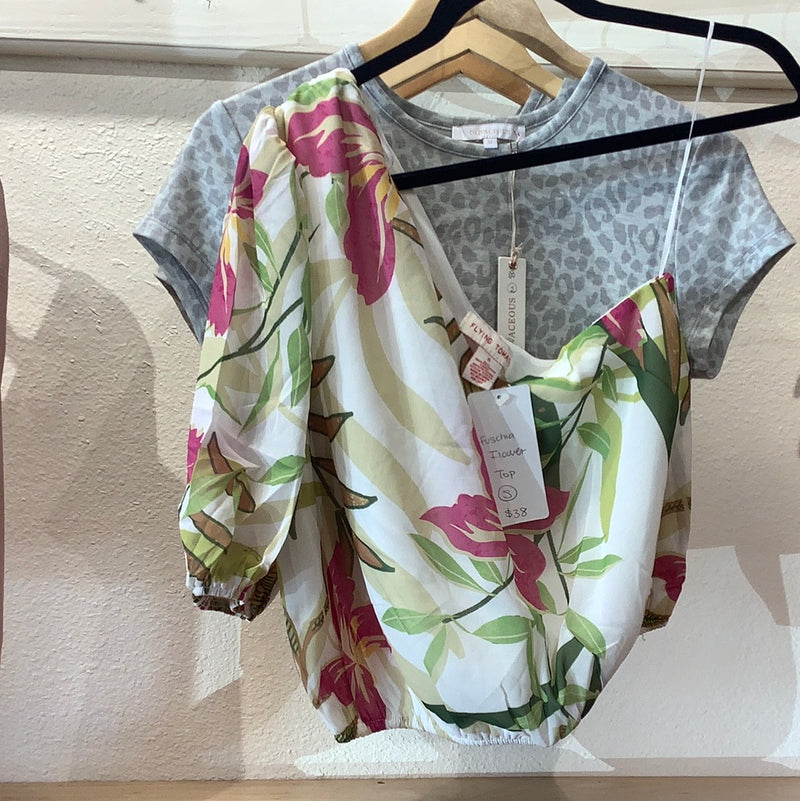 FT Fuschia Flower Top