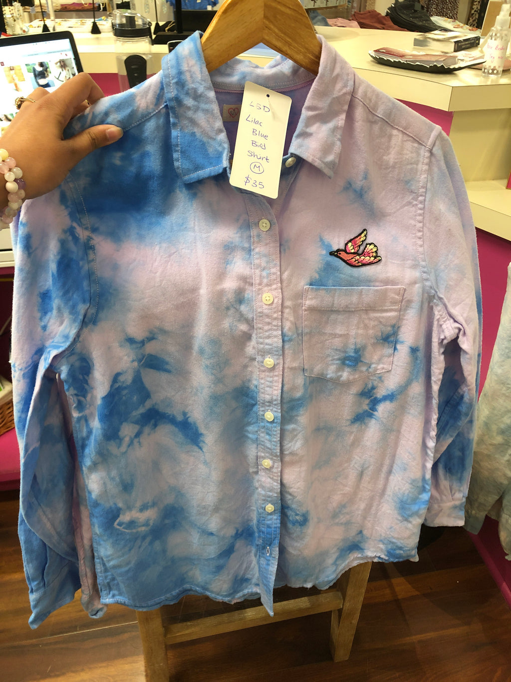LBD Lilac Blue Bird Shirt