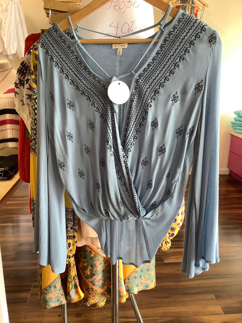 EC Wrap Blouse