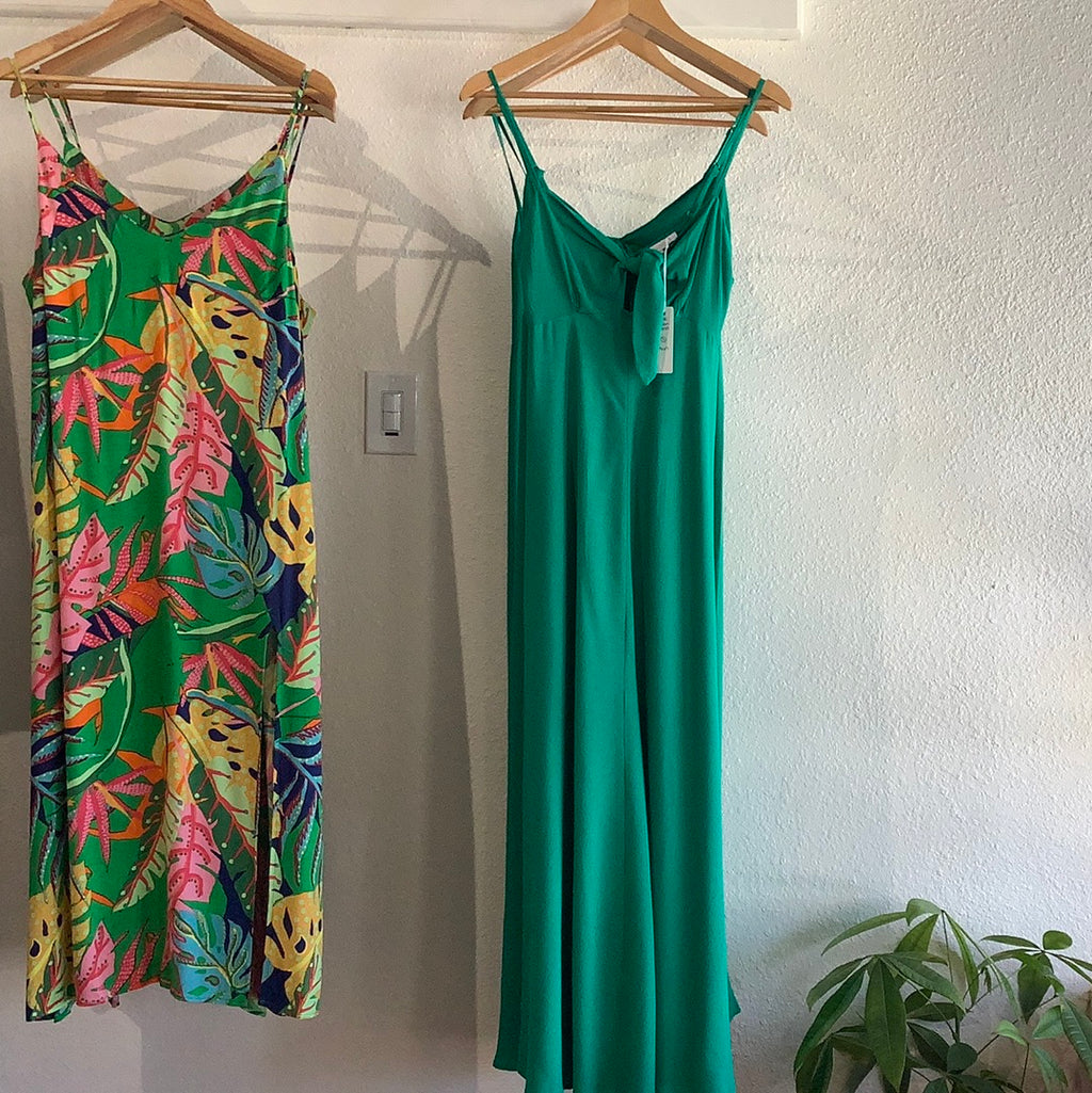 Oliv Jade green dress