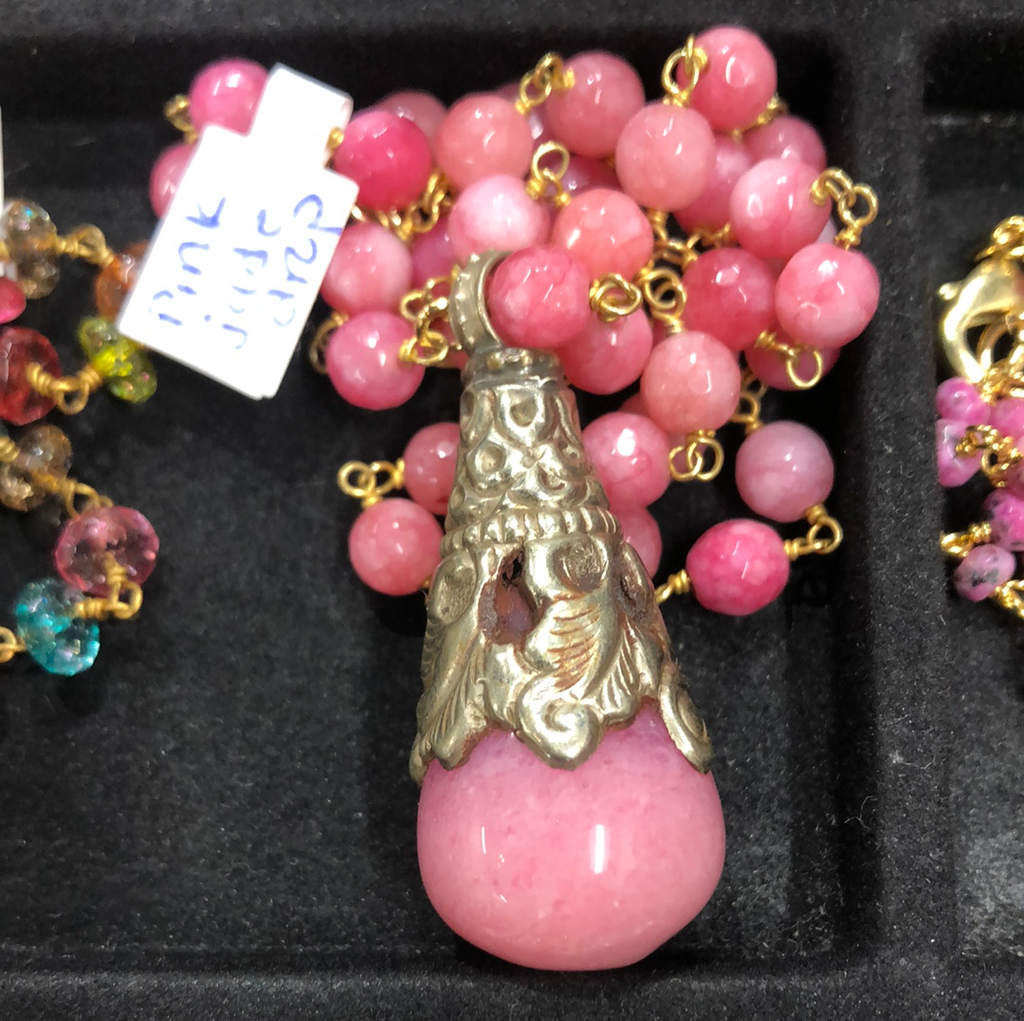 Pink Jade Drop