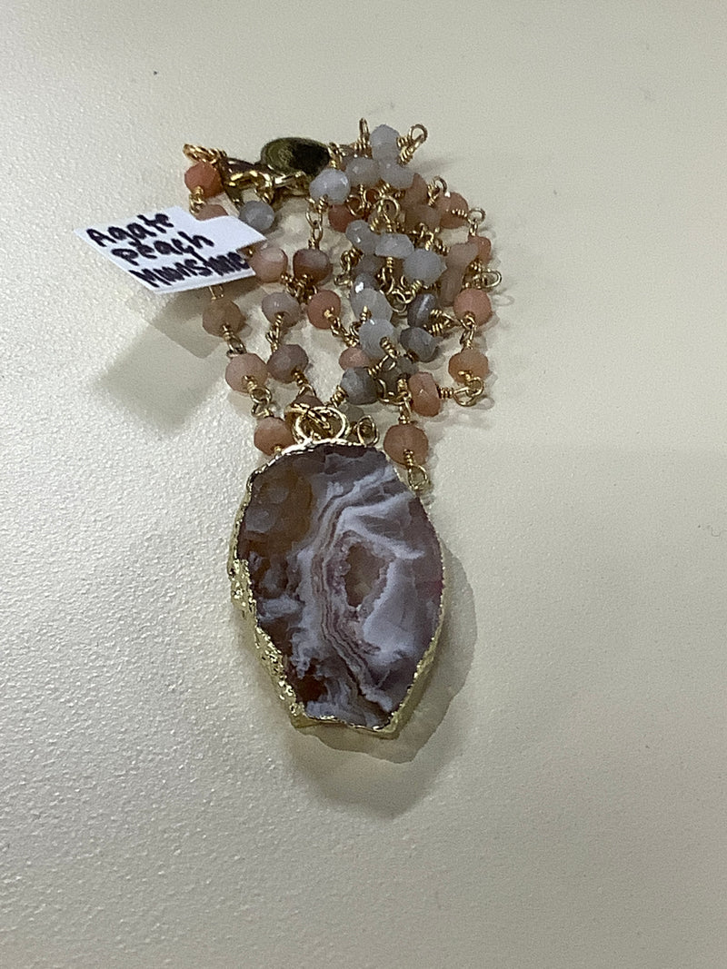 Agate Peach Moonstone