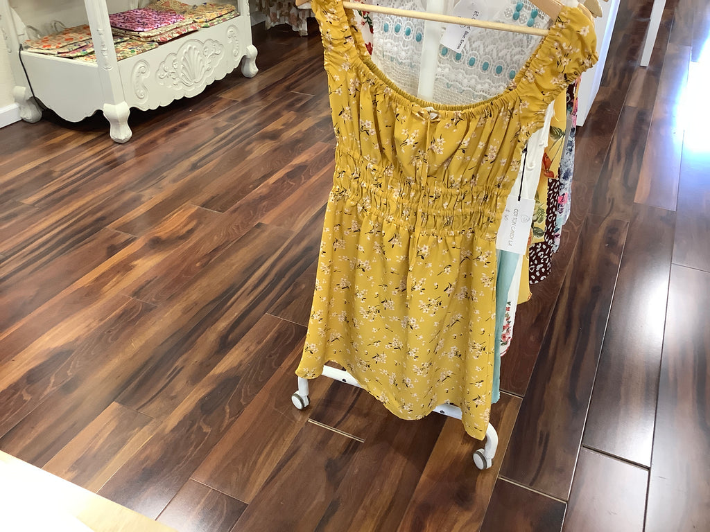 CCLA marigold dress