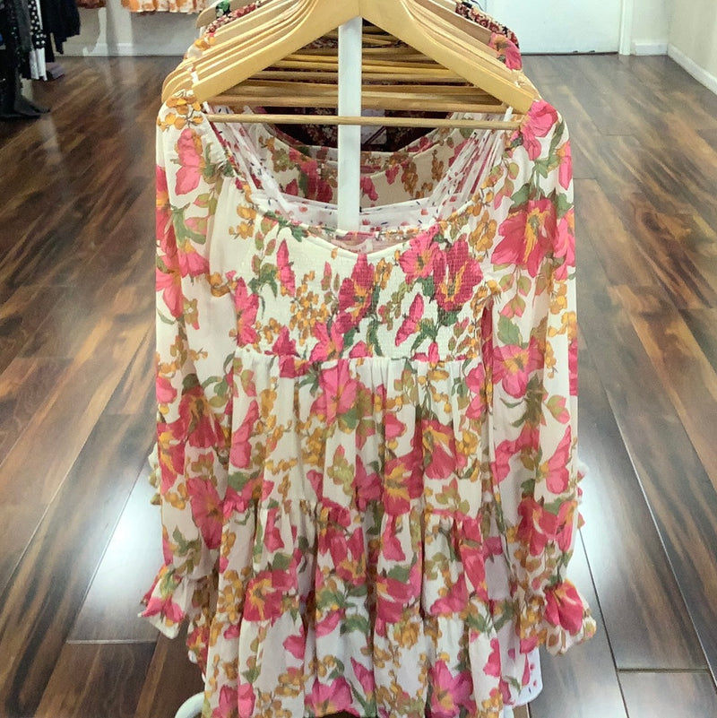 Ft Pink Hibiscus Dress