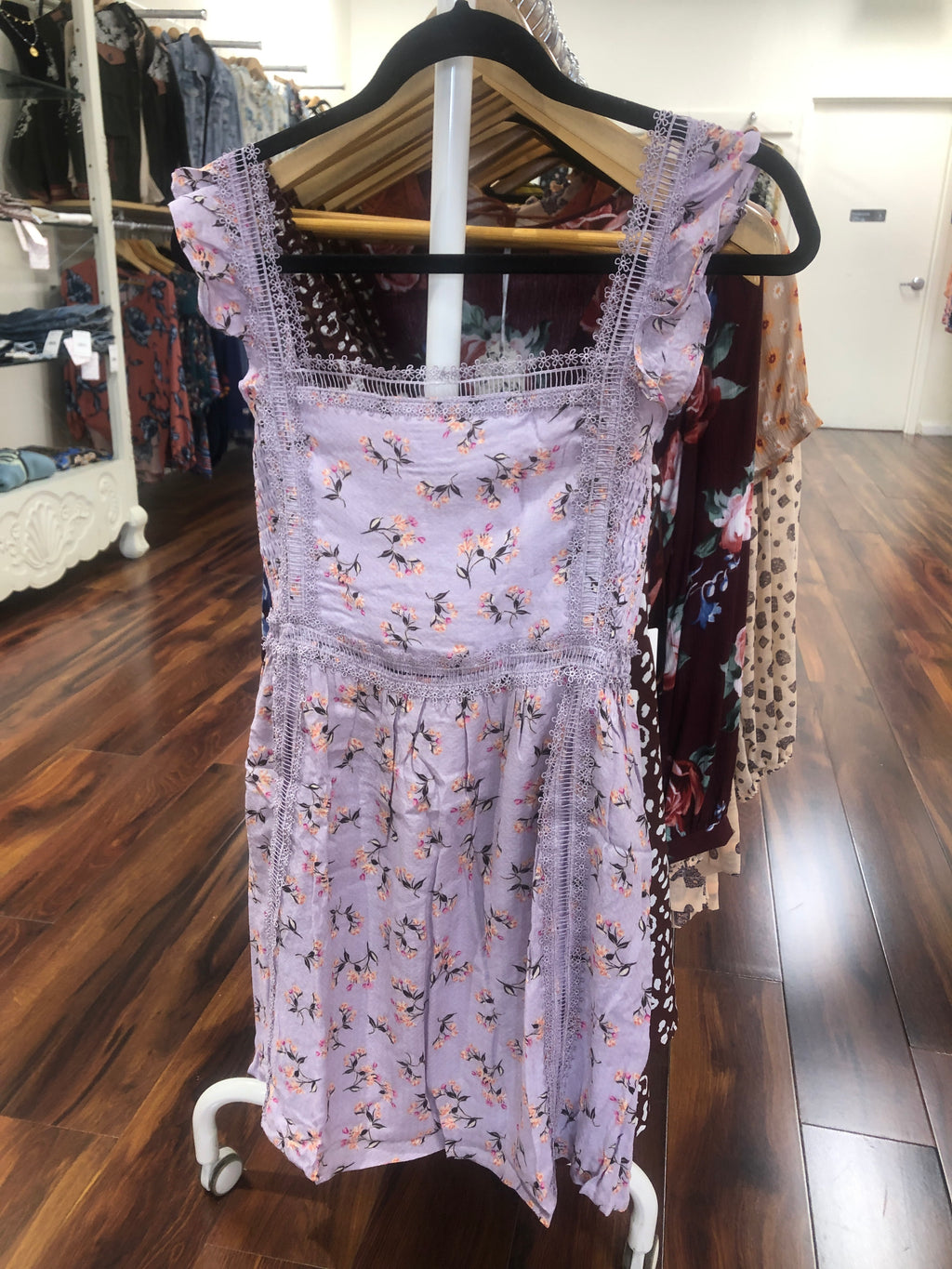 EC Lilac Flower SlDress