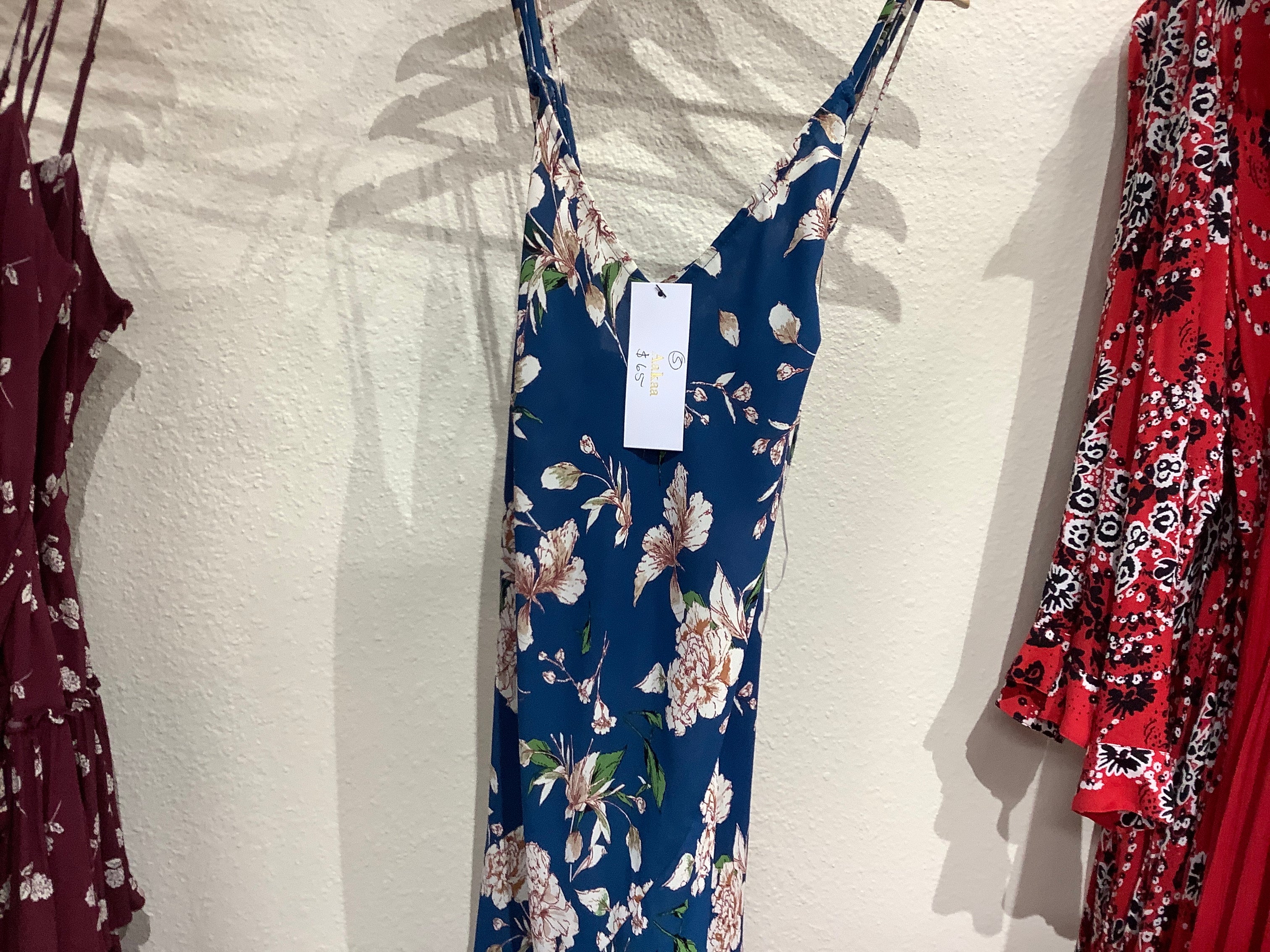 Aakaa blue peony dress Flame and Flamingo Aakaa blue peony dress Flame and Flamingo