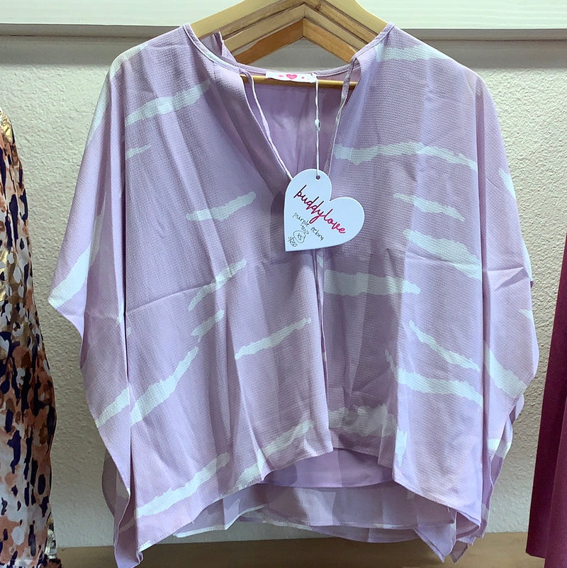 BL Purple Zebra Top